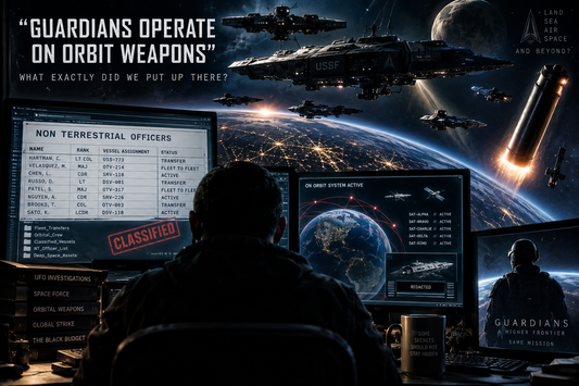 U.S. Space Force Guardians operating on orbit weapons as America expands military capabilities and warfare into space